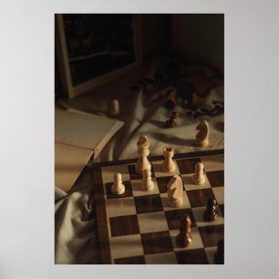Poster Photo d'art de l'école d'échecs