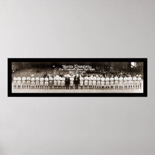 Poster Photo de base-ball 1921 des Indiens