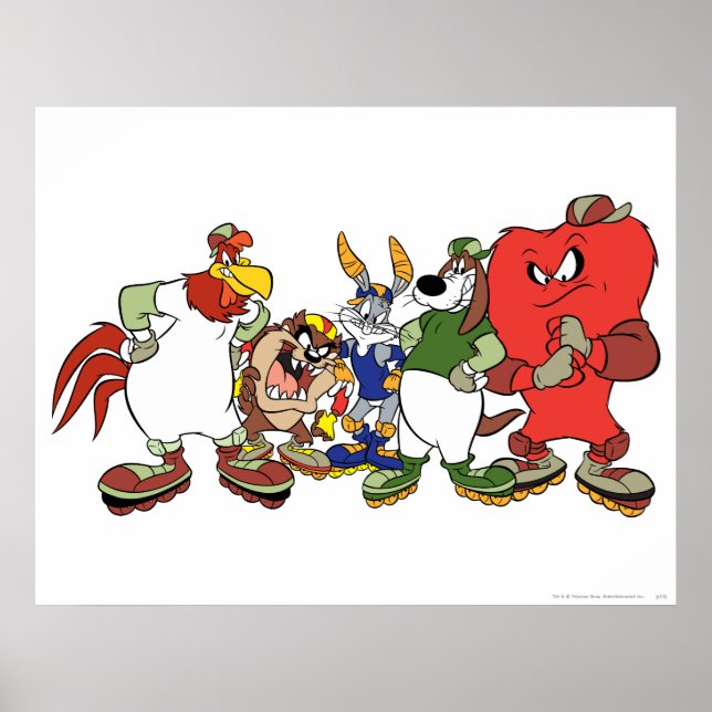 Poster Photo de base-ball du groupe LOONEY TUNES™ (Devant)