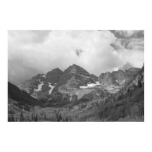 Poster photo de cloches de marron noir et blanc