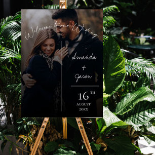 Poster Photo de couverture Bienvenue à notre mariage