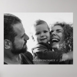 Poster Photo de famille personnalisée