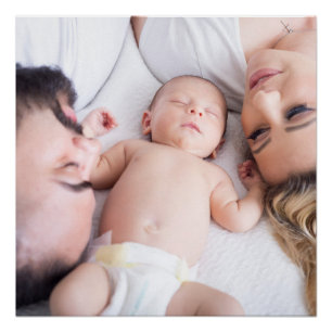 Poster Photo de famille simple