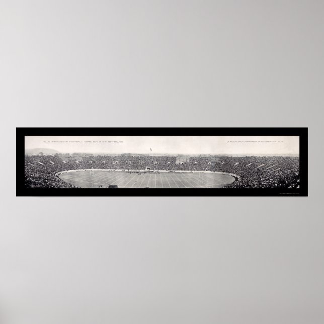 Poster Photo de football de Princeton Yale 1915 (Devant)