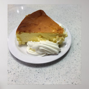 Poster Photo de gâteau au fromage