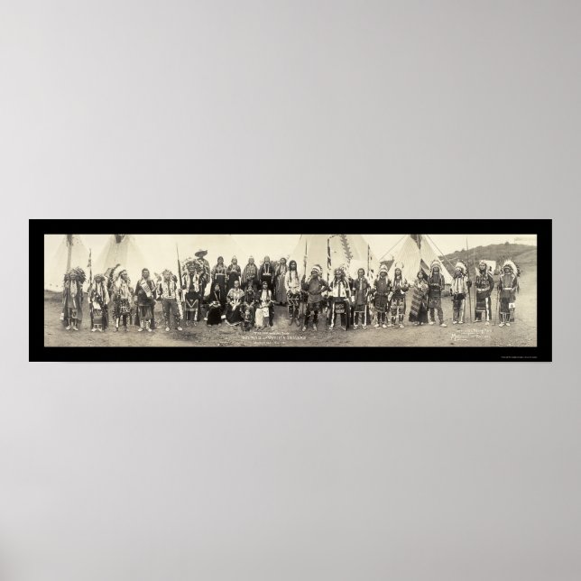 Poster Photo de la bande du centenaire indien 1911 (Devant)