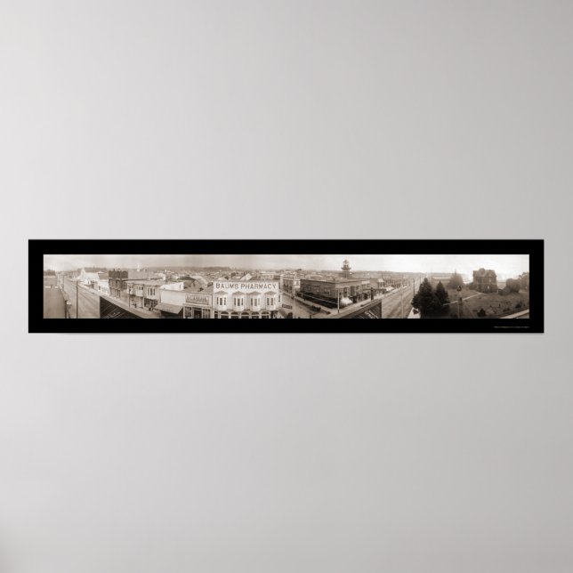 Poster Photo de la CA de Fort Bragg 1911 (Devant)