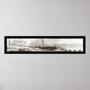 Poster Photo de la fonderie Garfield UT 1910