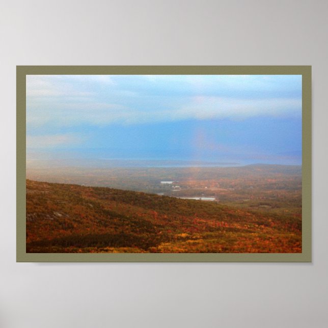 Poster Photo de la montagne Cadillac (Devant)