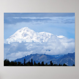 Poster Photo de la montagne de Denali Alaska