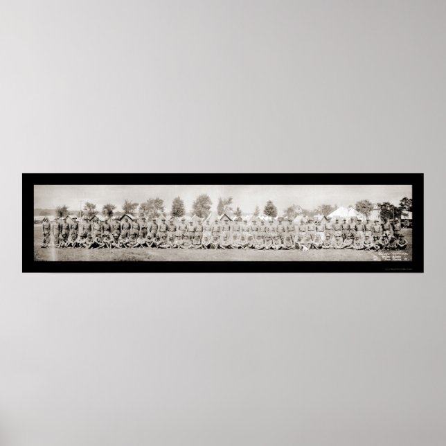 Poster Photo de la Première Guerre mondiale des officiers (Devant)
