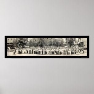 Poster Photo de l'école du dimanche de canton OH 1914