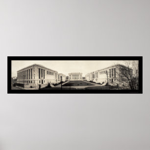 Poster Photo de l'école Médicale Harvard 1907