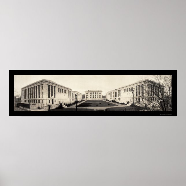 Poster Photo de l'école Médicale Harvard 1907 (Devant)