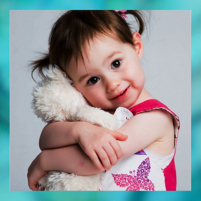 Poster Photo de l'enfant, copain, conjoint, maman ou anim (Créateur téléchargé)