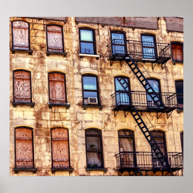 Poster Photo de l'immeuble de New York (Devant)