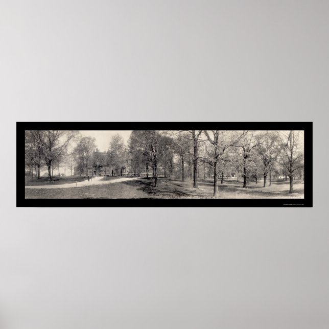 Poster Photo de l'Université Millikin IL 1909 (Devant)