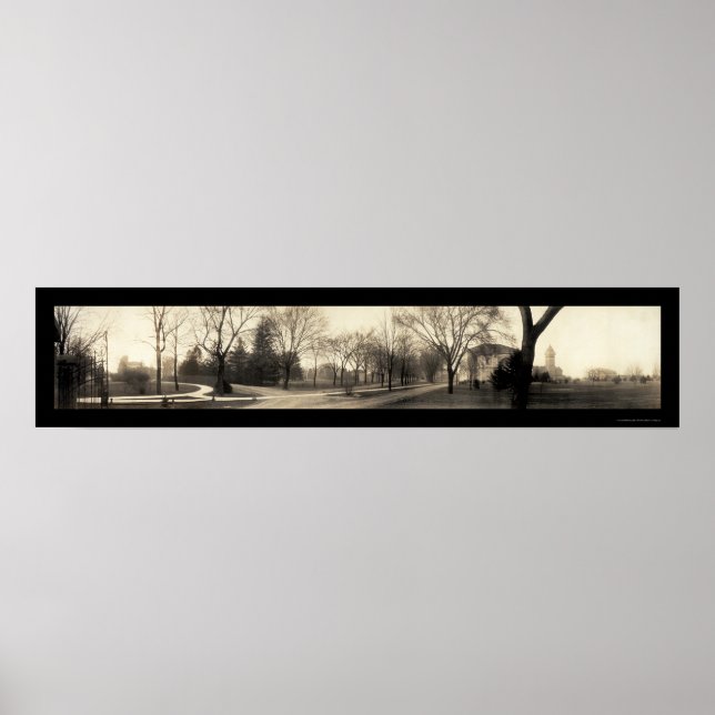 Poster Photo de l'Université Purdue 1910 (Devant)