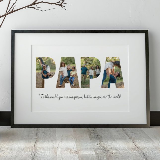 Poster photo de Papa (Créateur téléchargé)