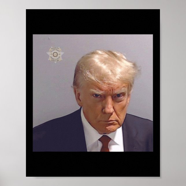 Poster Photo De Réservation De Donald Trump (Devant)
