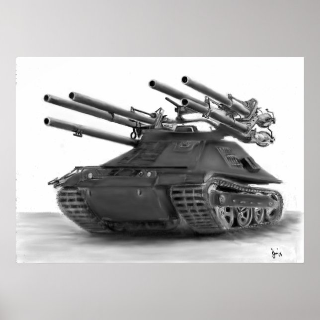Poster Photo de réservoir M50 Ontos (Devant)