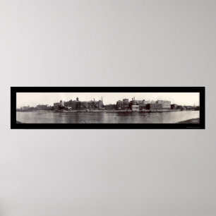 Poster Photo de troy 1909 de bord de mer de NY