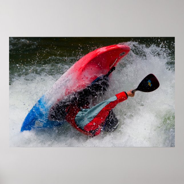 Poster photo de Whitewater Kayak (Devant)