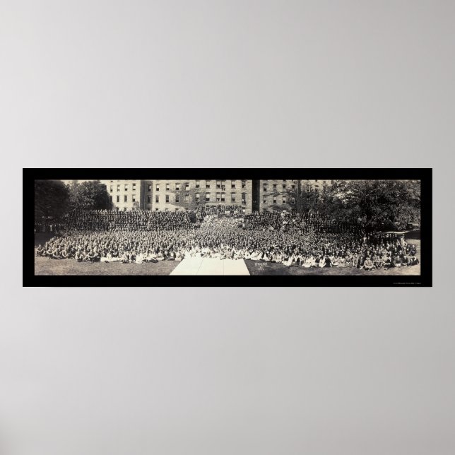 Poster Photo des étudiants de l'État de Penn 1922 (Devant)