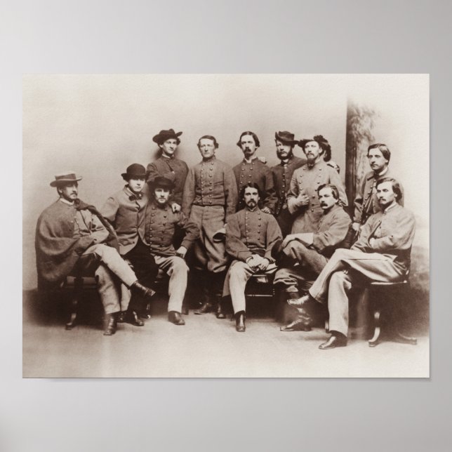 Poster Photo des Rangers de Mosby - Guerre civile (Devant)