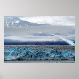 Poster Photo du glacier Alaska Hubbard