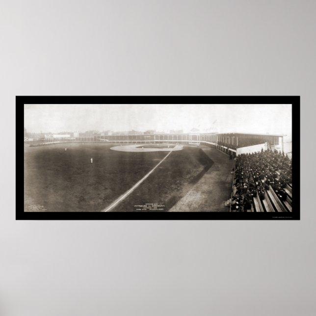 Poster Photo du jour d'ouverture de Cincinnati 1905 (Devant)