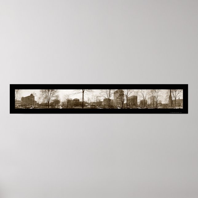 Poster Photo du parc MI de Detroit 1916 (Devant)