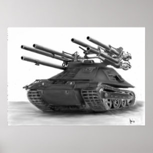 Poster Photo du réservoir M50 Ontos