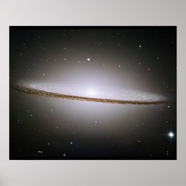 Poster photo du télescope Sombrero Galaxy Hubble (Devant)