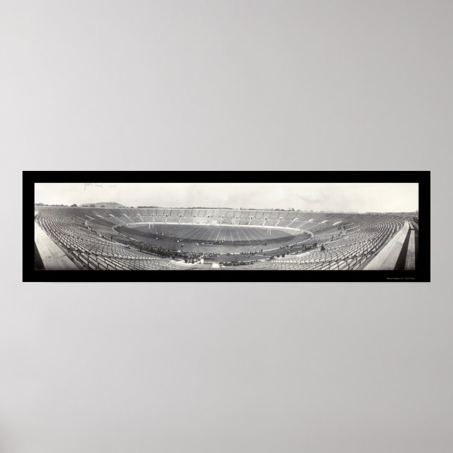 Poster Photo du Yale Bowl 1914 (Devant)