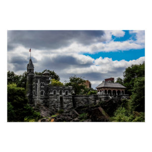 Poster Photo emblématique du château du Belvédère à NYC