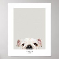 Photo et nom personnalisé de l'animal de compagnie