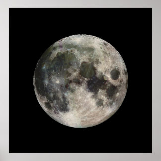Poster Photo étonnante de la Lune