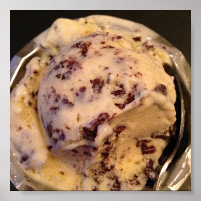 Poster photo italien Gelato Dessert (Devant)