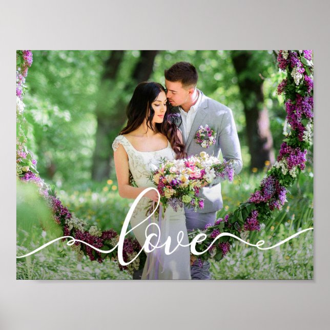 Poster photo Love Mariage Mariée et Groom (Devant)