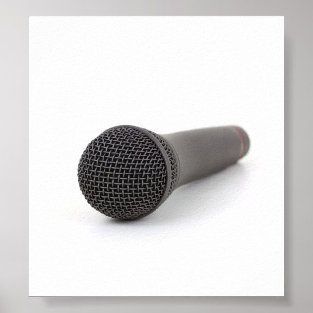 Poster Photo Microphone (Devant)