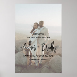 Poster Photo minimaliste Mariage moderne