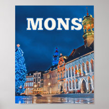 Photo Mons Belgique Vintage