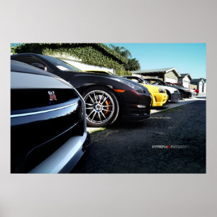 Poster Photo Nissan GT-R Skyline R35, R34, R33, R32
