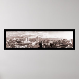 Poster Photo panoramique 1913 de Salt Lake City UT