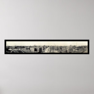 Poster Photo panoramique grande 1912 d'Erie, Pennsylvanie