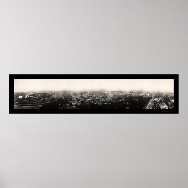 Poster Photo panoramique Hartford CT 1913 (Devant)