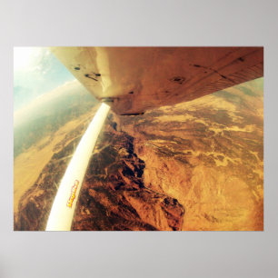 Poster photo parfait petit avion skydive