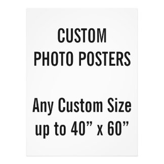 Poster photo personnalisé de 36 po x 48 po, jusqu'