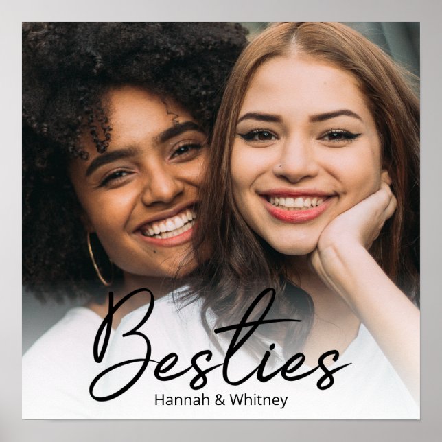 Poster photo personnalisé du script Besties (Devant)